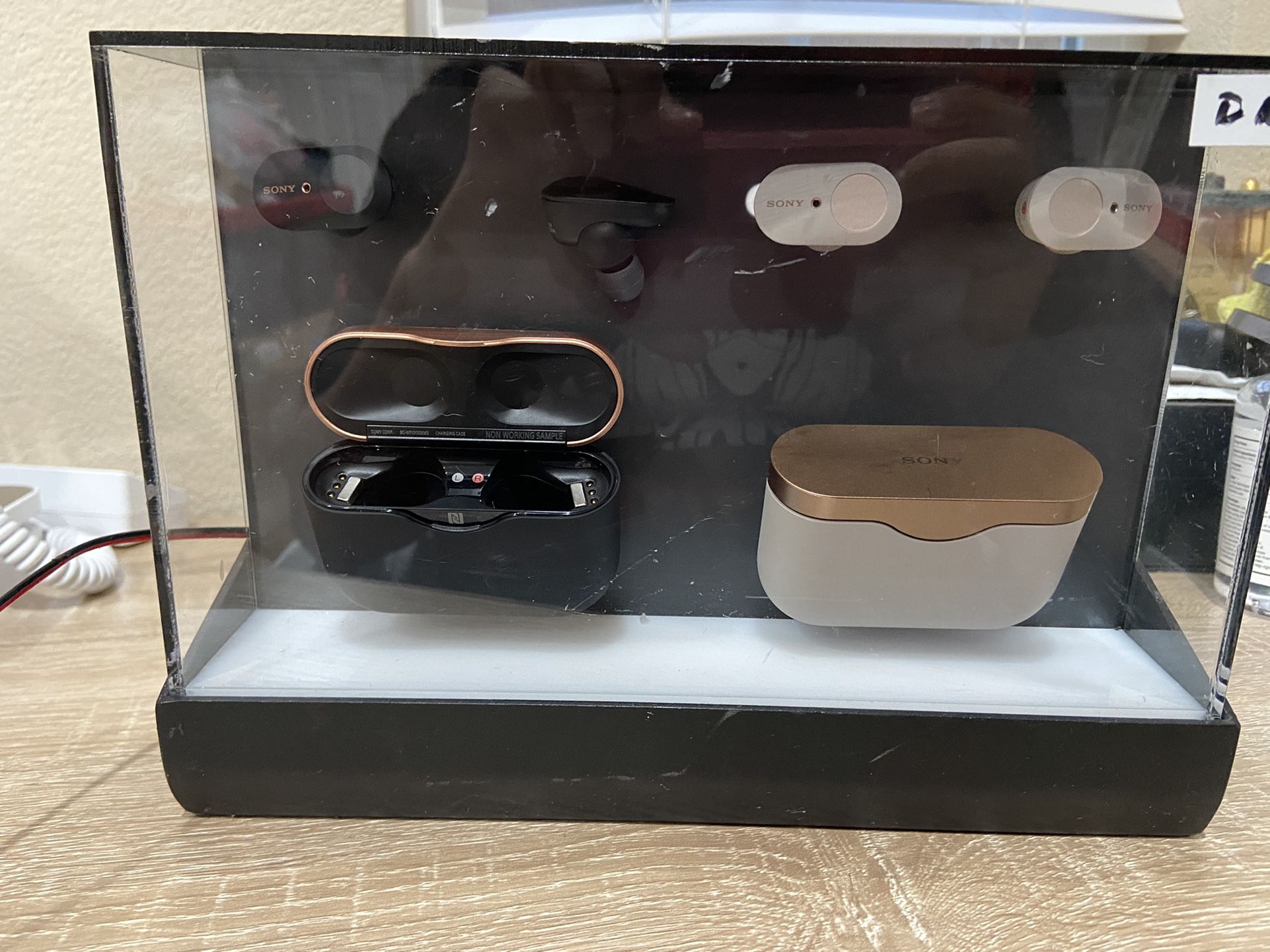 Sony Wireless Earbuds Display Case