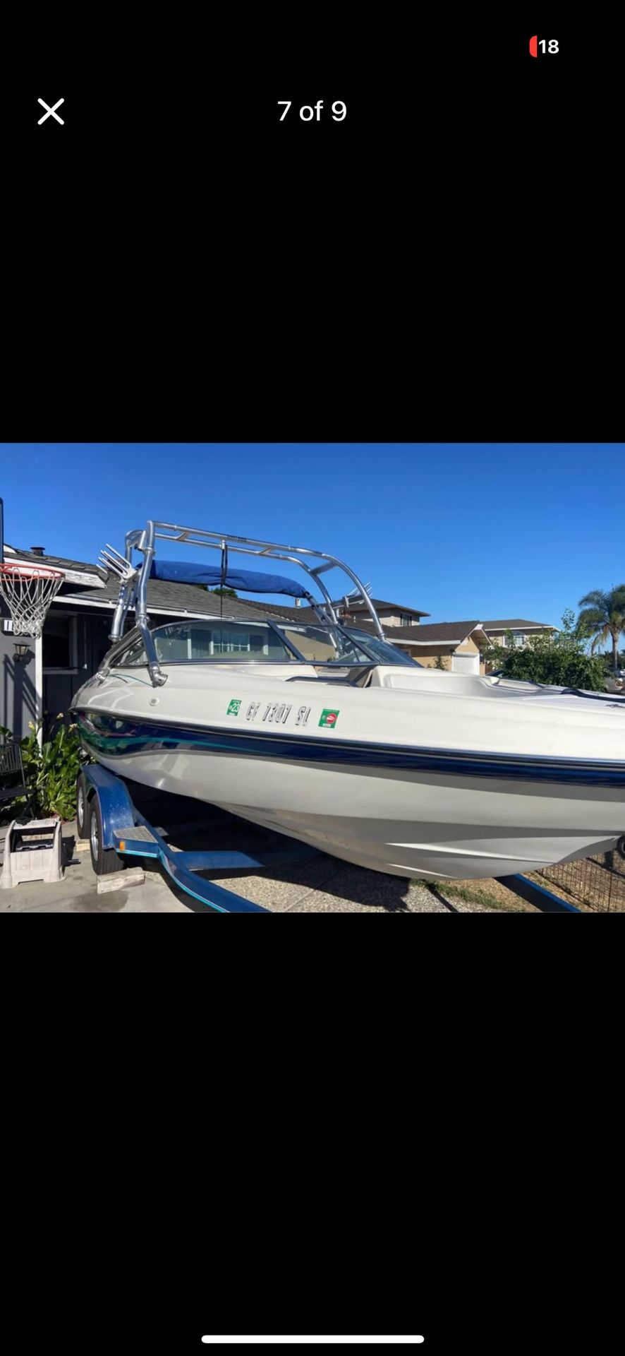 1995 Rinker Captiva 212