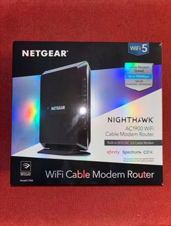 Netgear Nighthawk AC1900 WiFi Cable Modem Router