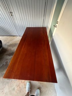 Dining Table – 75” x 36” (real wood) $100 obo
