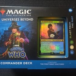 Magic the Gathering Doctor Who Blast from the Past Commander Deck Sealed