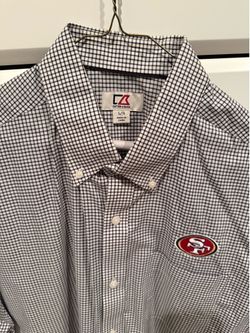 49ers Cutter & Buck Men’s Long Sleeve Button Down Shirt