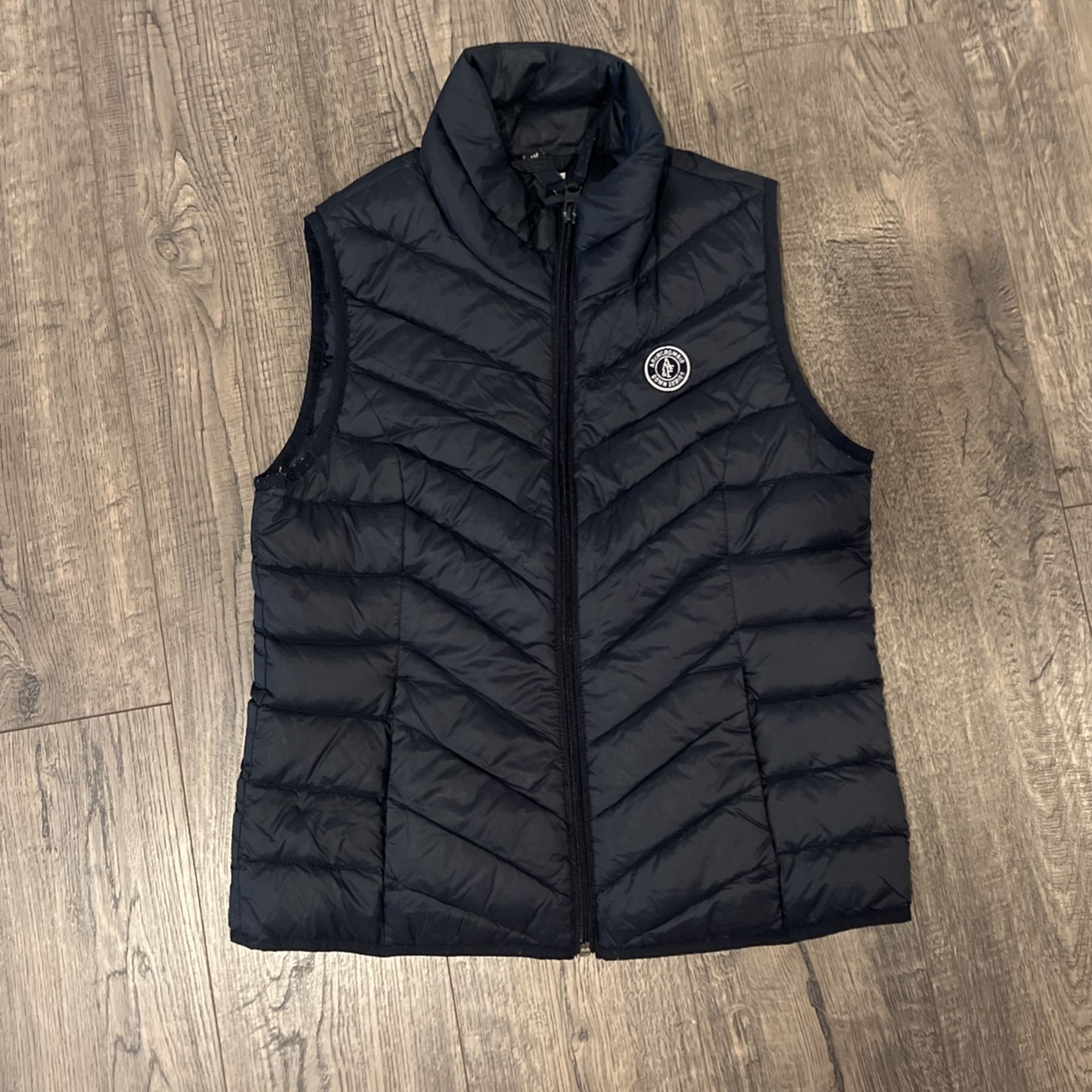 Vest Down, Black, Size Xs, Abercrombie