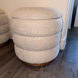 $45 STORAGE OTTOMAN