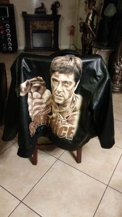 Scarface leather jacket 2XL