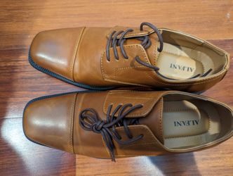 Light Brown Alfani Men's Dress Shoes Size 9.5