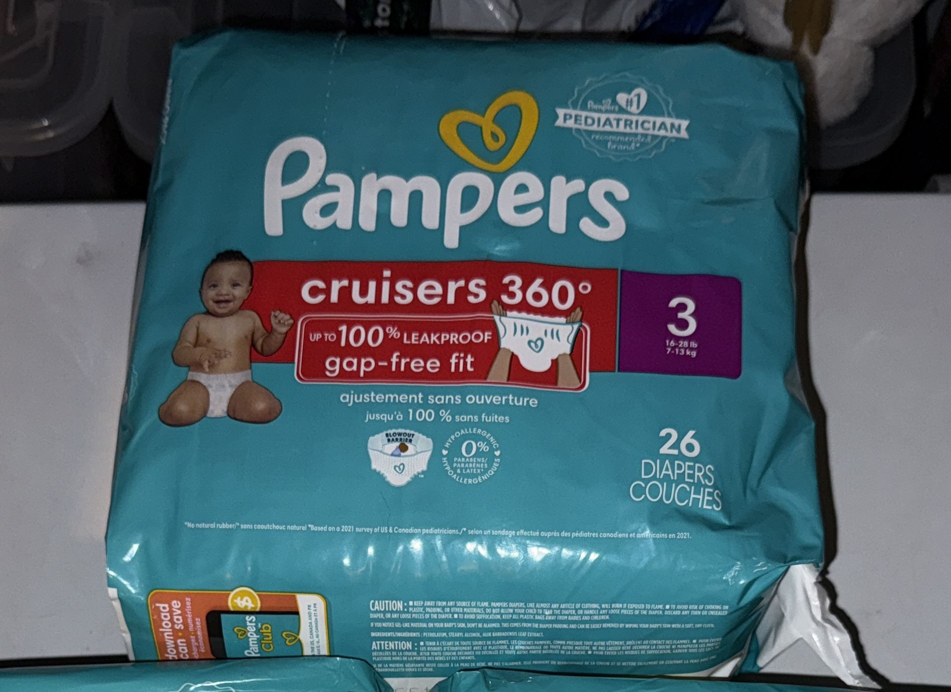 Pampers Diapers size 3