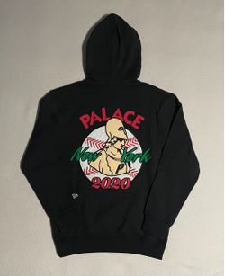 Palace New Era NY New York 2020 Hoodie Black FW20 Size Small