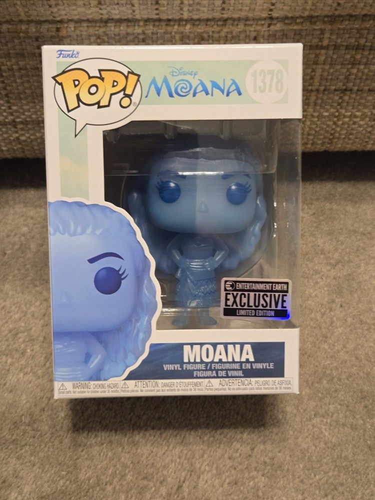 Disney Princess Moana EXCLUSIVE Translucent Blue Funko Pop