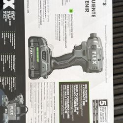Flex 24V FX1331-1A Brushless Compact Cordless 1/4 Inch Hex Impact Driver Kit NEW