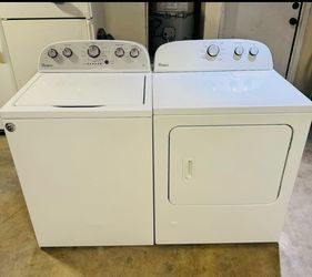 Set Whirlpool washer machine and gas dryer everything works we deliver