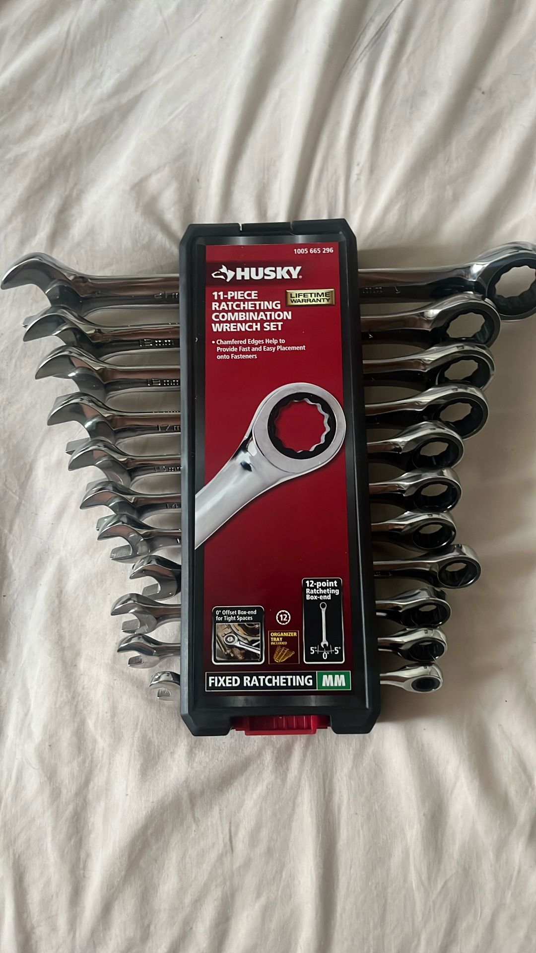 RATCHETING COMBINATION WRENCH SET