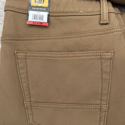 Men’s CAT fleece Lined Canvas Pants size 34/29
