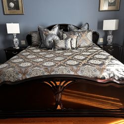 California King Bed Frame With Or Without Bed Stands 