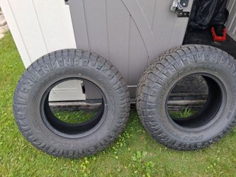 2 new tires never used bought for my truck but was to small they are 265/75/16 inch tires new condition asking 250