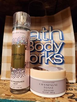 Bath And Bodyworks Bodyspray And Body Butter Set