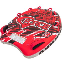 Airhead G-Force Inflatable Towable Tube | 2-4 Rider Models | Dual Tow Points | Full Nylon Cover | Kwik-Connect | Patented Speed Valve | Boat Tubes and