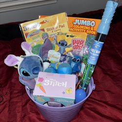 Stitch easter basket $35