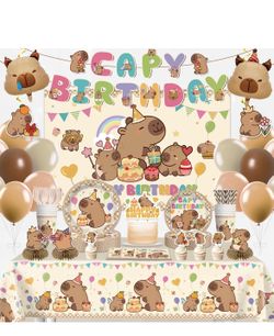 capibara birthday set