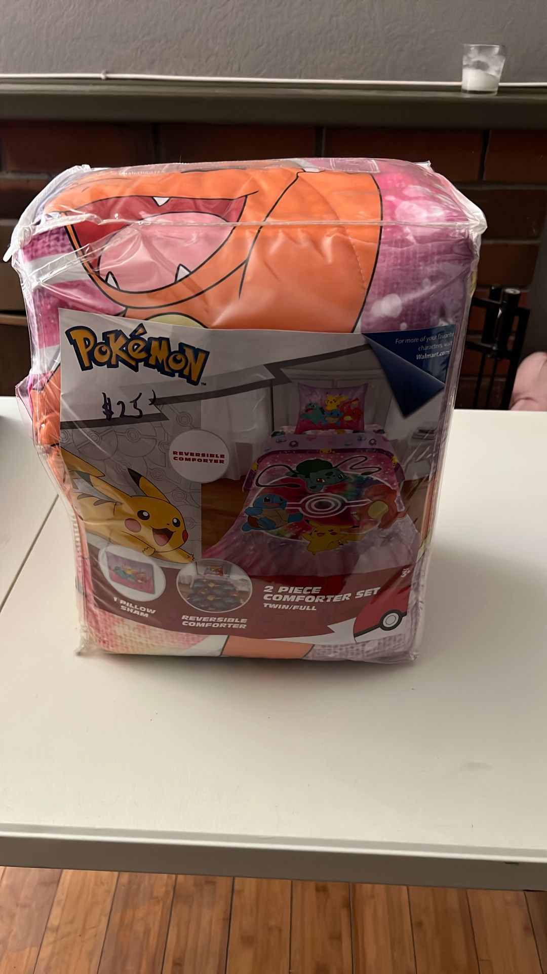 New Pokémon 2 Piece Comforter Set ,Twin/Full $25.00