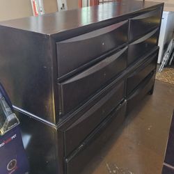 2 Dark Wood Dressers - $100 for both