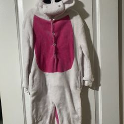 Unicorn Onesie Costume/Pajamas Youth Size 100 (3-4)