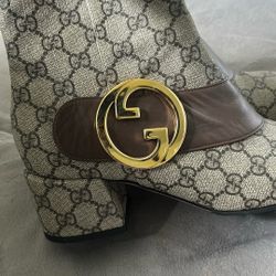 Guccie Blondie Ankle Boots.