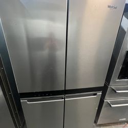 Whirlpool 4 Door Refrigerator Stainless Steel 