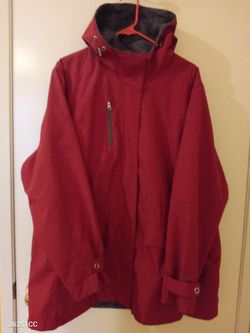 Reversible Jacket By FREE COUNTRY Usable As A Raincoat In Women's Size 2X