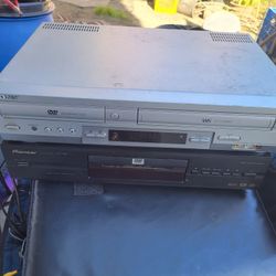 Sony Dvd VCR Combo And Pioneer DV-343 DVD/CD player.