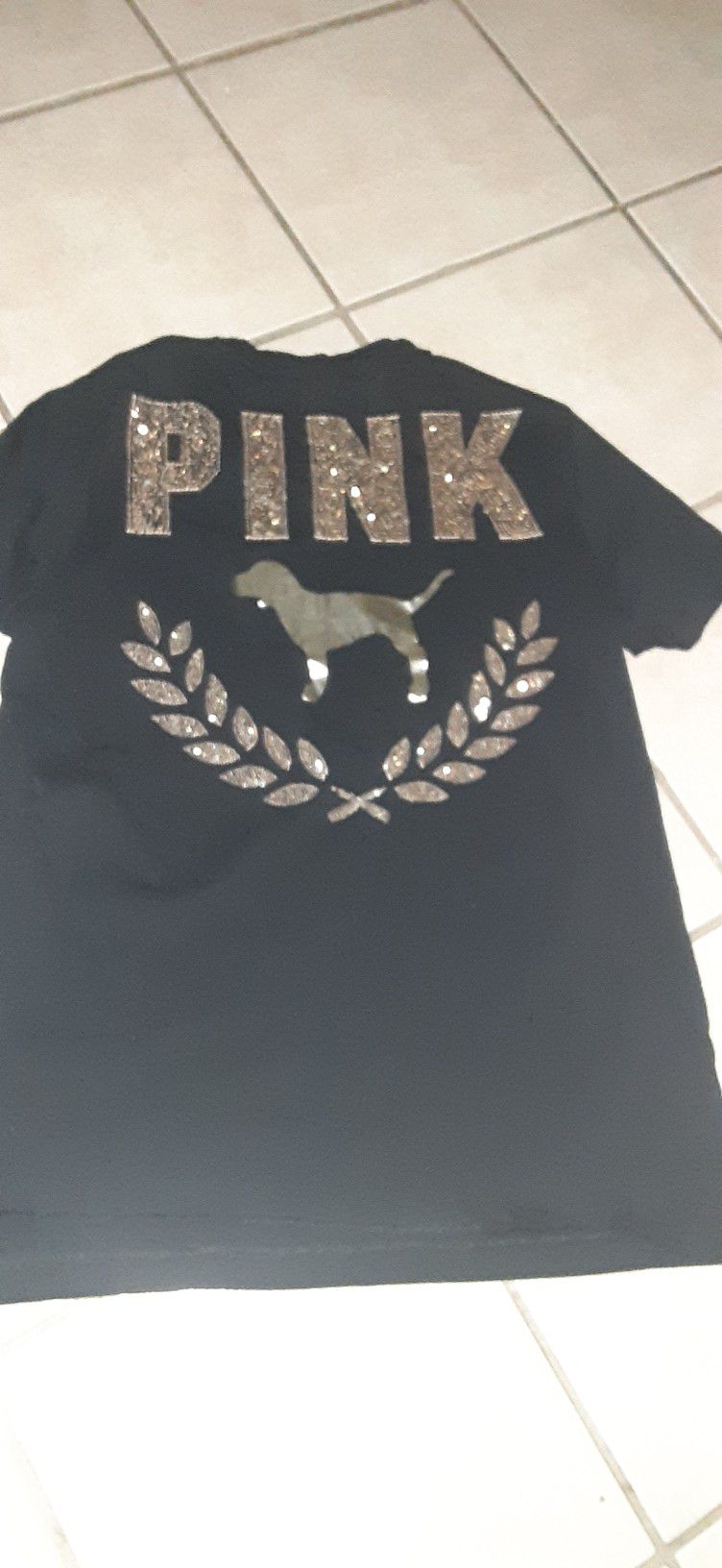 Pink Bling Shirt Size Large 