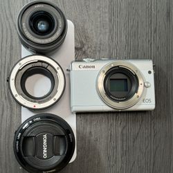 Canon EOS M200 with Extra Lens