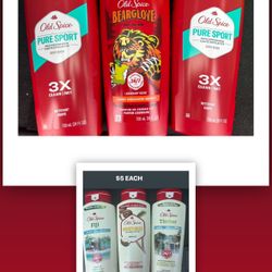 Old Spice Body Wash $5 Each Cash Only Pickup Only