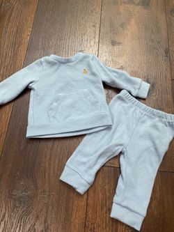Boys blue sweater and pants size 3/6 months by gap #3