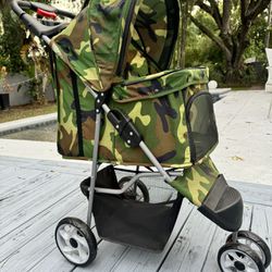 Dog Foldable Carrier Strolling Cart 