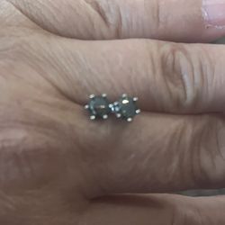 New MOISSANITE  Vivid Green 1.0 CTW Stud Earrings