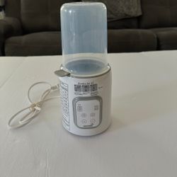 GROWNSY 8-in-1 Fast Baby Milk Warmer with Timer Grey White