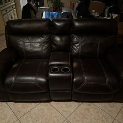 Leather Couch 