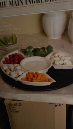 8-pc Ceramic Lazy Susan Dinnerware