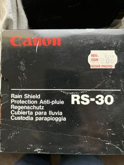 Canon Rain shield