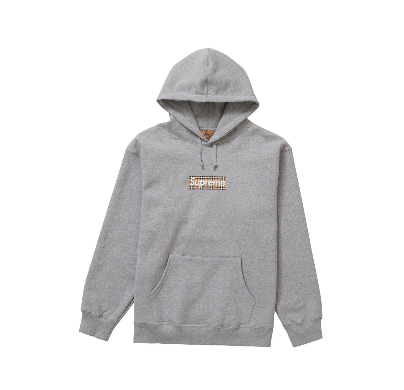 Supreme Burberry Box Logo Grey L
