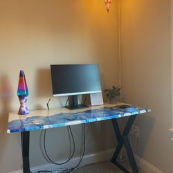 Hand Crafted Resin Desk 