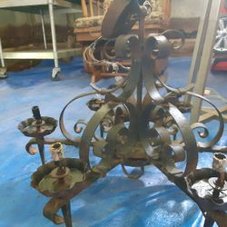 Antique Iron Chandlier