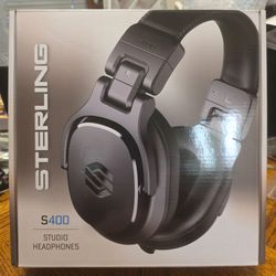 Sterling Audio S400 Studio Headphones With 40 mm Drivers -  Black