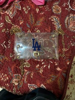 Clear LA Dodgers Purse