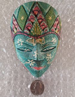 Decorative Wooden wall mask ( 2 of 2, sold separately )