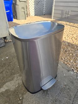 Qualiazero Trash Can 50L 13Gal Stainless Steel