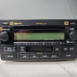 2003 - 2004 TOYOTA Factory OEM JBL Radio, Tape, and 6 CD Player
