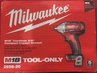 Milwaukee M18 Cordless 3/8" Compact Impact Wrench