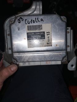2003 Toyota Corolla E C M